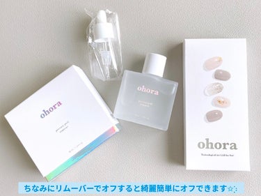 セミキュアジェルネイル（ハンド）/ohora/ネイルシールを使ったクチコミ（4枚目）