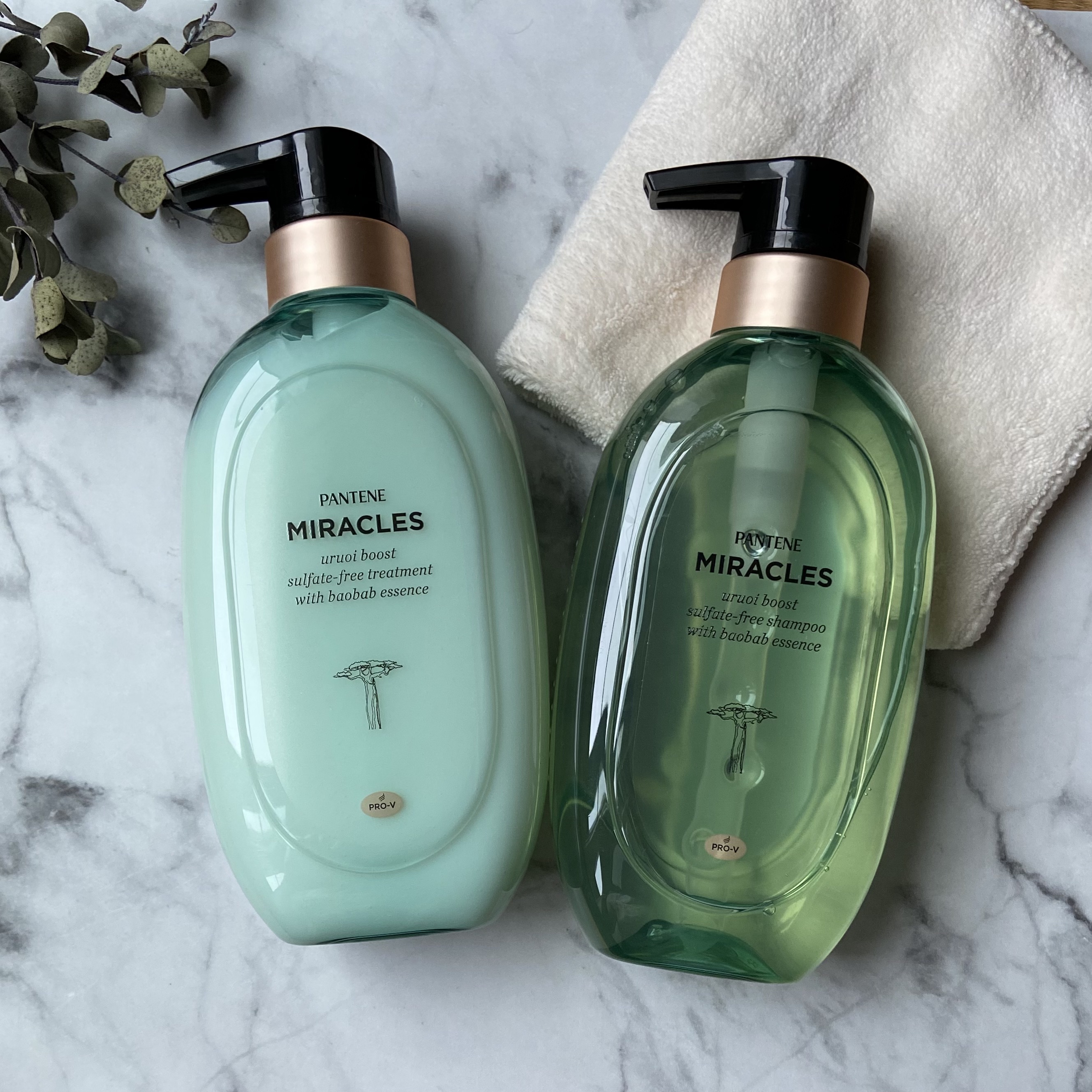 ミラクルズ うるおいブースト シャンプー/トリートメント/パンテーン/市販シャンプーを使ったクチコミ（1枚目）