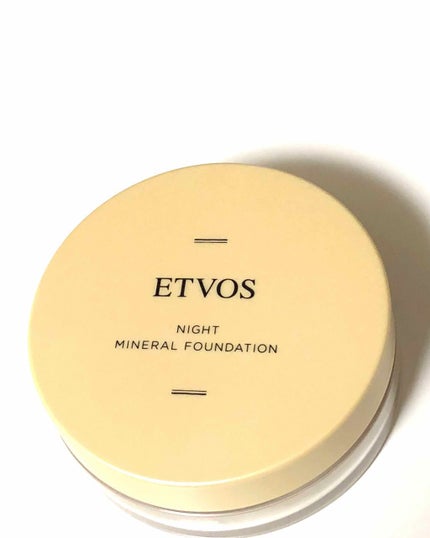 ナイトミネラルファンデーション/エトヴォス/ルースパウダーを使ったクチコミ(1枚目)