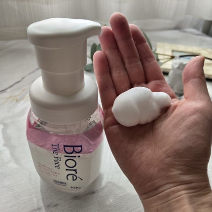 ビオレ ザフェイス 泡洗顔料 ディープモイスト/ビオレ/泡洗顔を使ったクチコミ(2枚目)