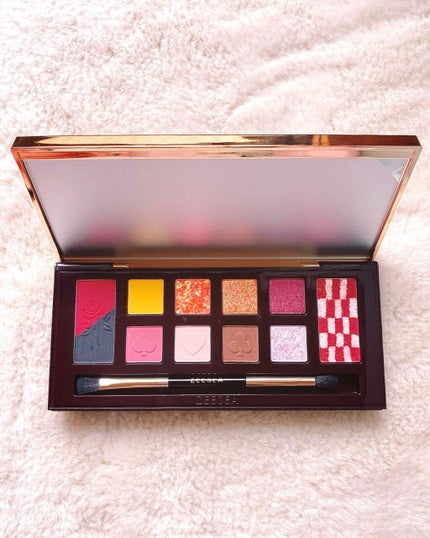 アリスドリームランドシリーズ 12色アイシャドウパレット(ZEESEA×大英博物館)/ZEESEA/アイシャドウパレットを使ったクチコミ(3枚目)