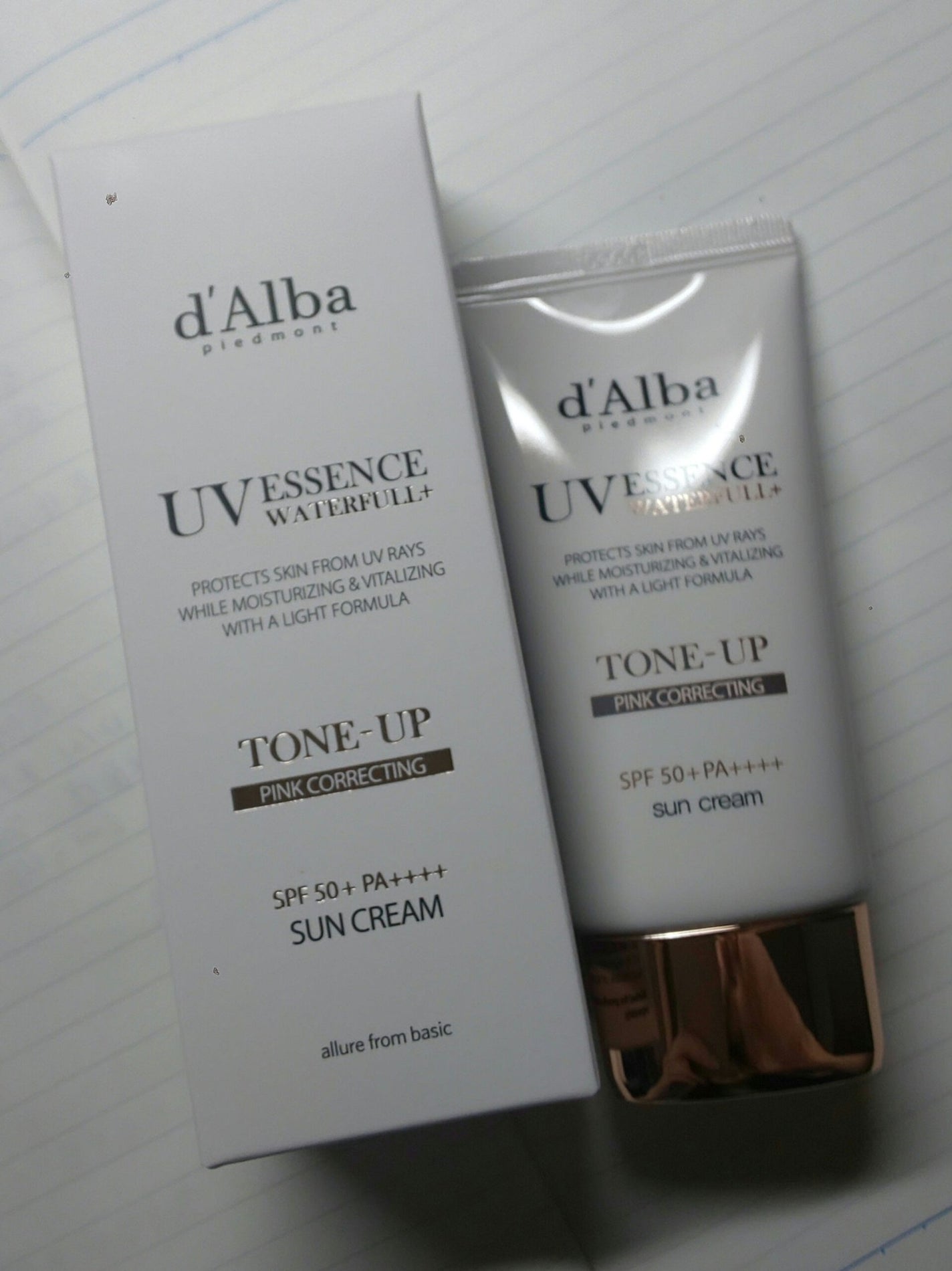 ウォータフルトーンアップサンクリーム/ダルバ/日焼け止めクリームを使ったクチコミ(1枚目)