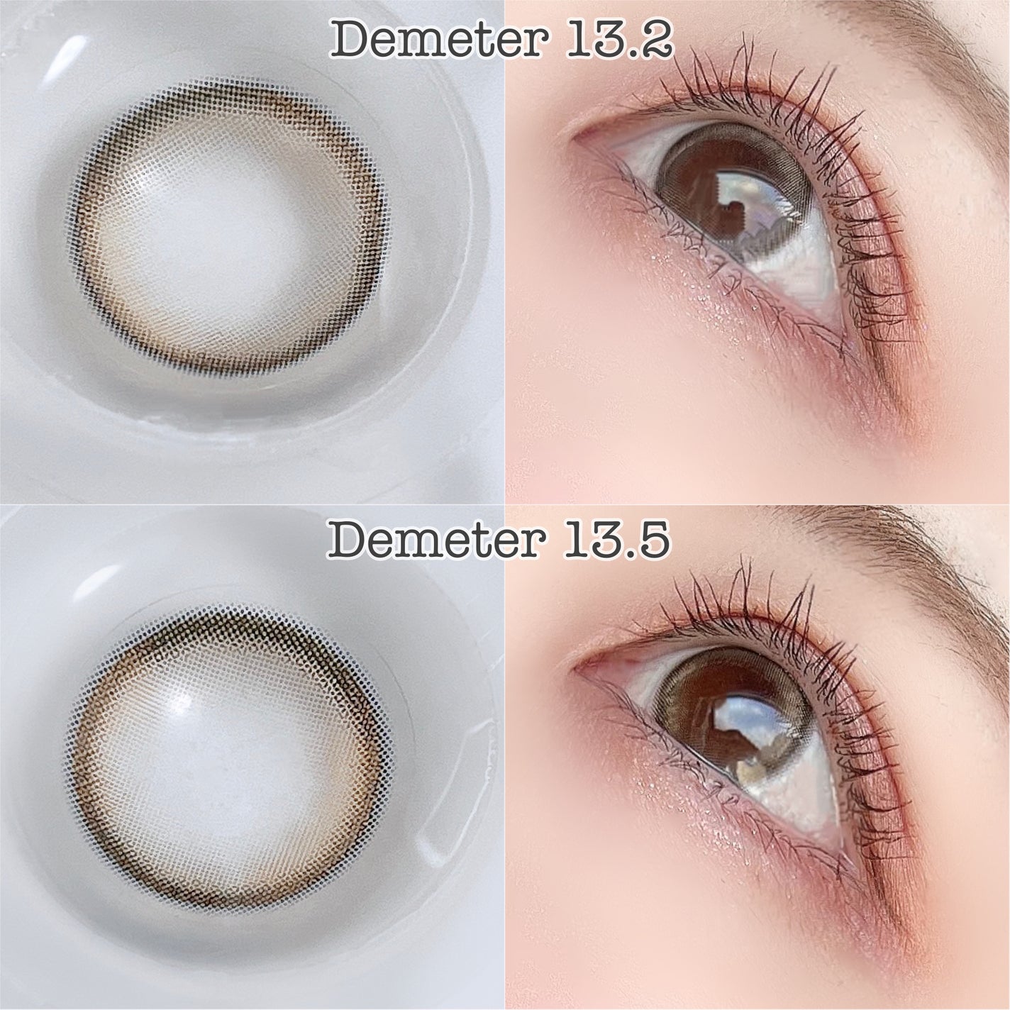 DEMETER/Gemhour lens/カラーコンタクトレンズを使ったクチコミ(3枚目)