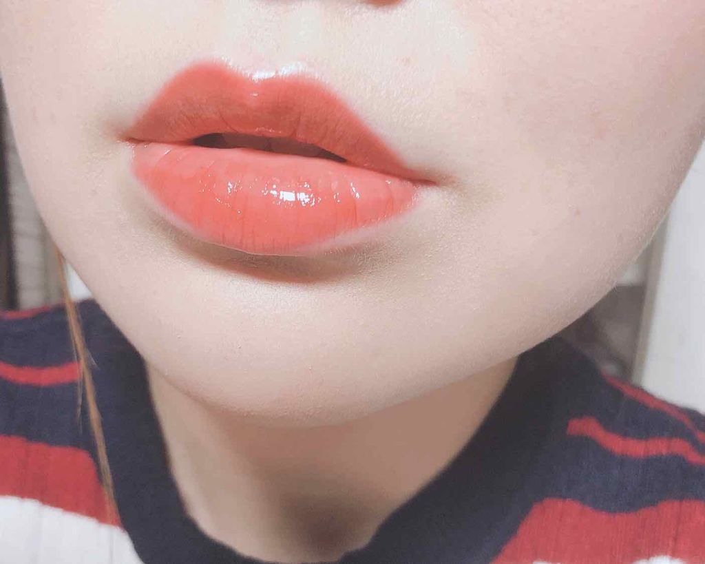 ラスティンググロスリップ/CEZANNE/口紅を使ったクチコミ(2枚目)