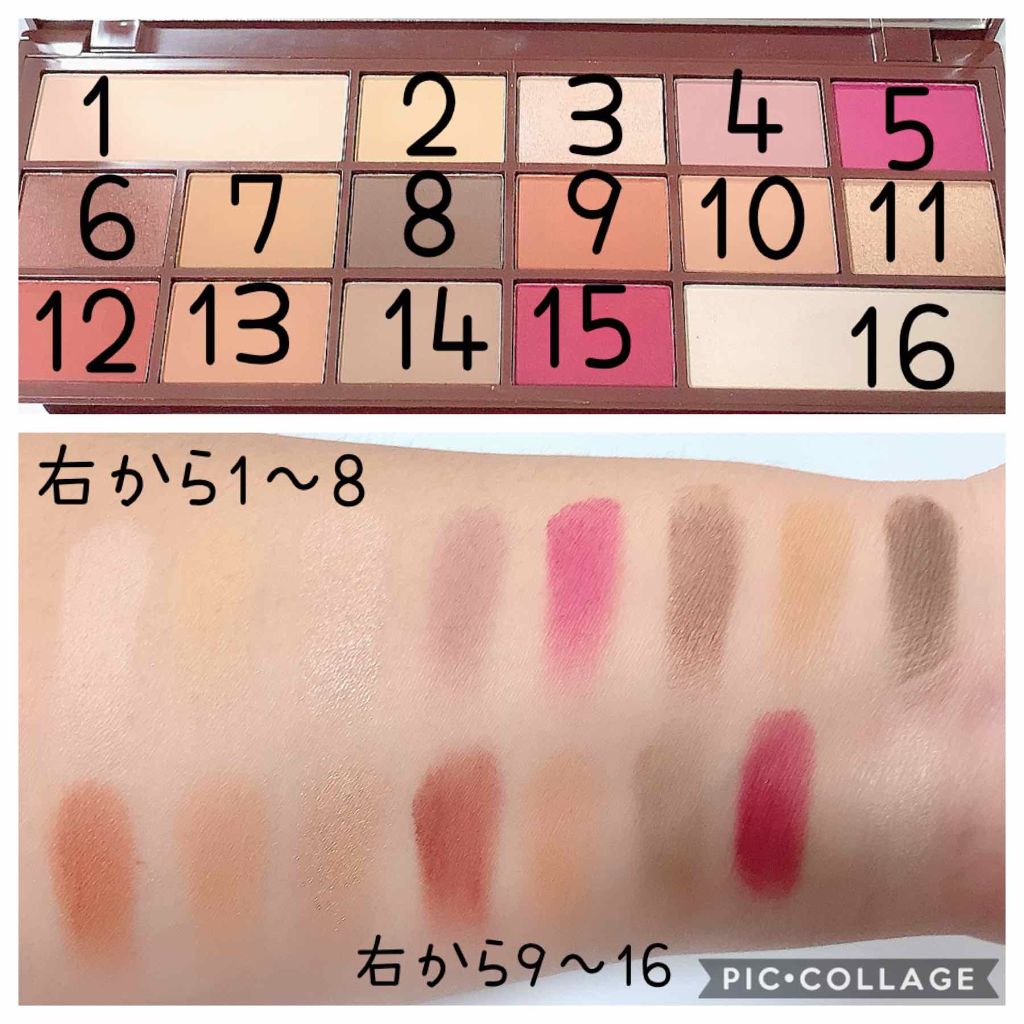 アイラブチョコレート/MAKEUP REVOLUTION/アイシャドウパレットを使ったクチコミ(2枚目)