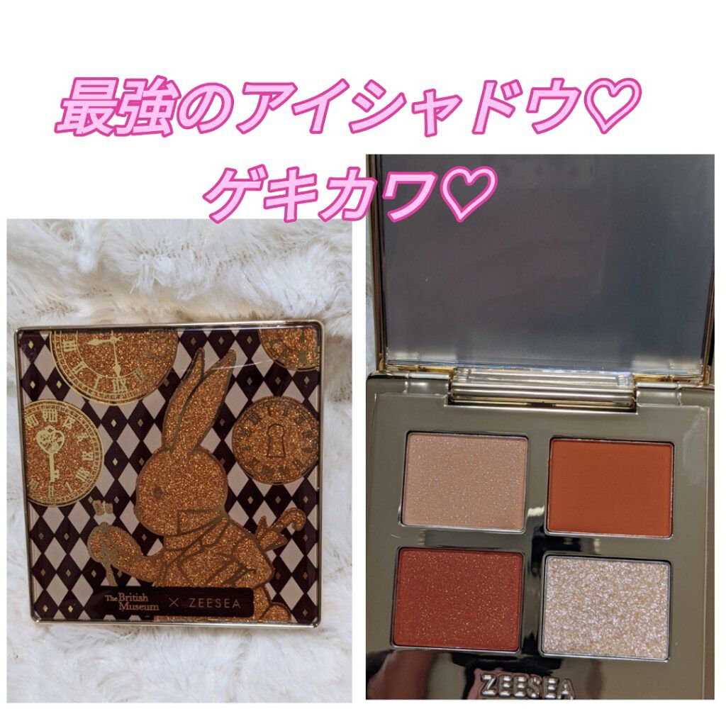 ドリームランドアイシャドウ ( 4シェード ) #02 ブラウン/ZEESEA/アイシャドウパレットを使ったクチコミ（1枚目）