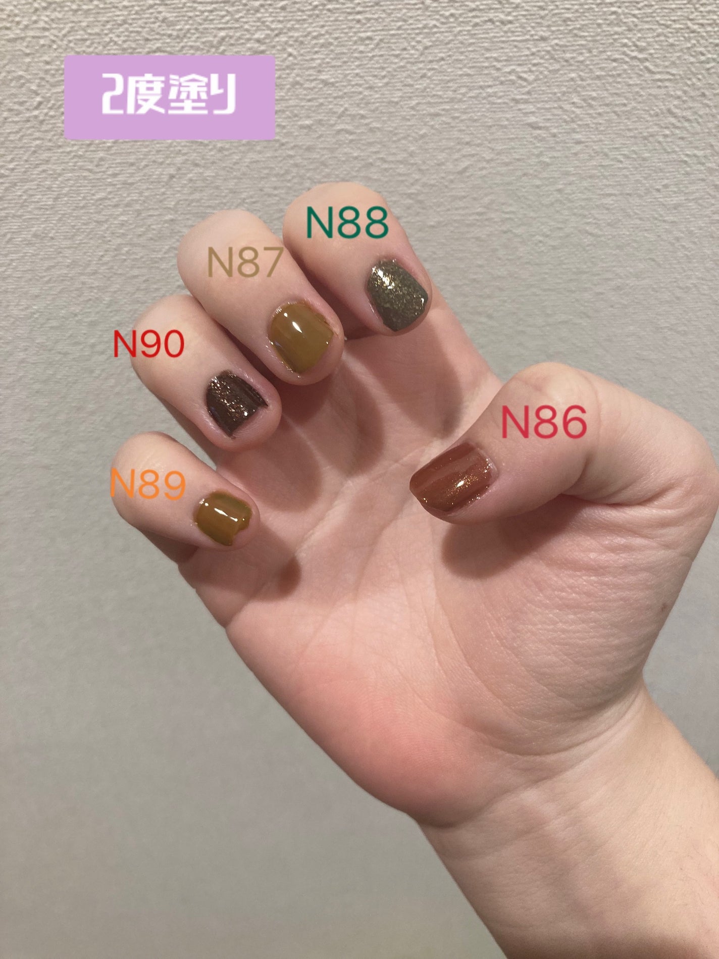 カラフルネイルズ/キャンメイク/マニキュアを使ったクチコミ(3枚目)