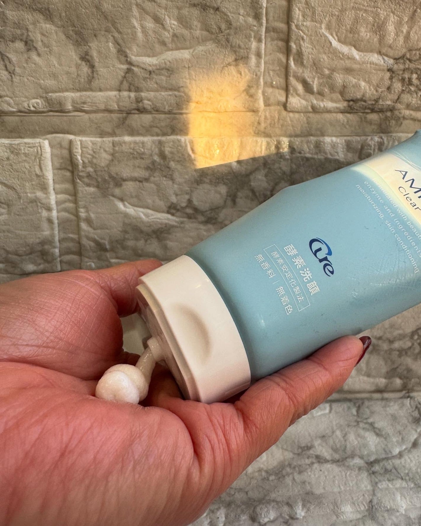 アミノネクリアウォッシュ/Cure/洗顔フォームを使ったクチコミ(2枚目)