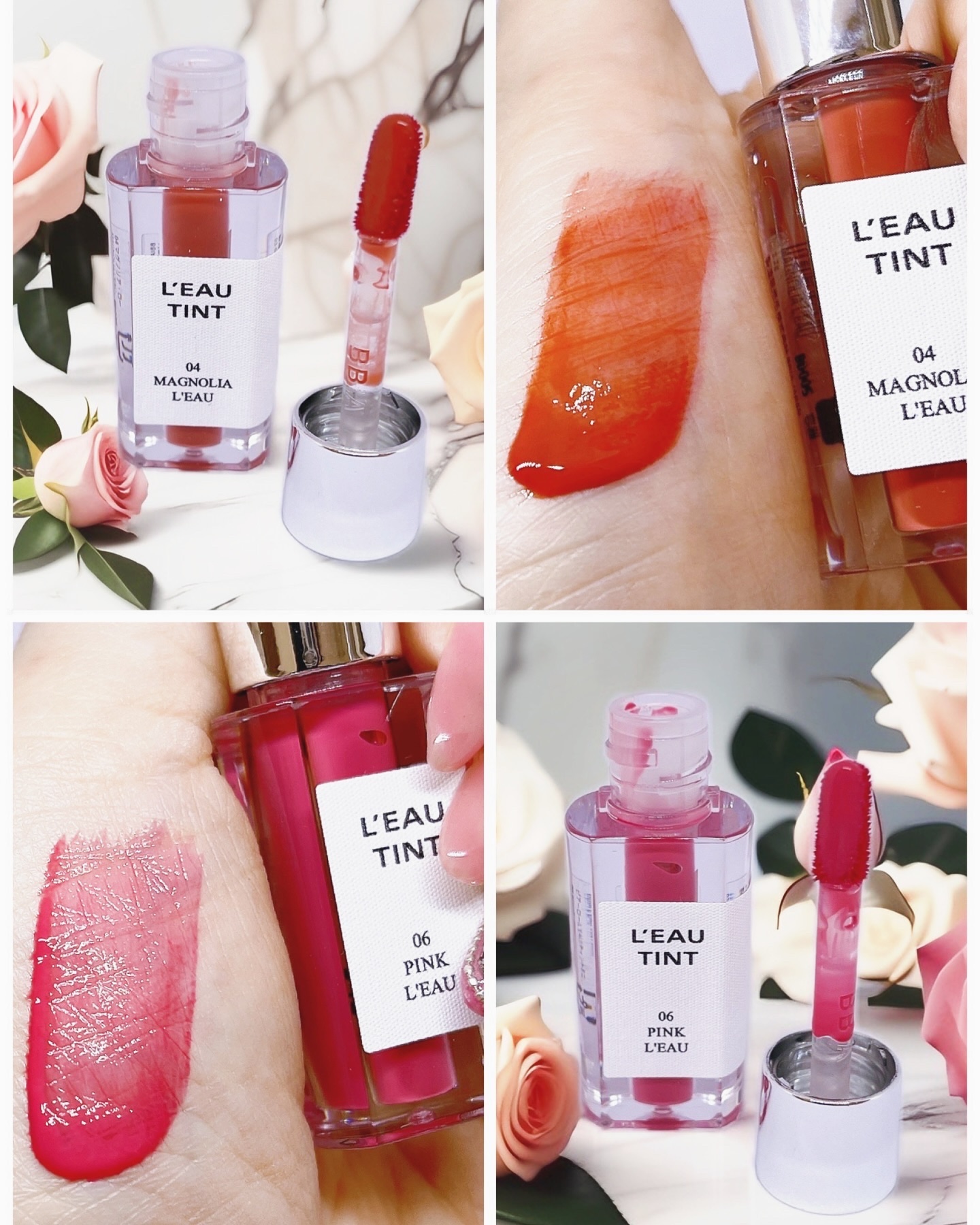 ローティント 04 マグノリア・ロー（ミニ）/BBIA/リップティントを使ったクチコミ（3枚目）