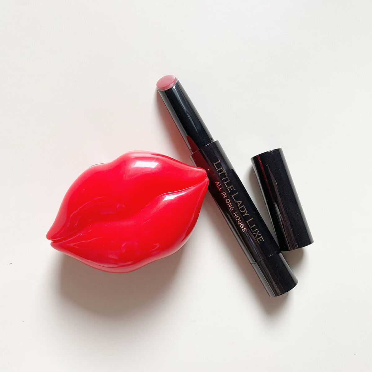 オールインワンルージュ/リトルレディ リュクス/リップグロスを使ったクチコミ（1枚目）