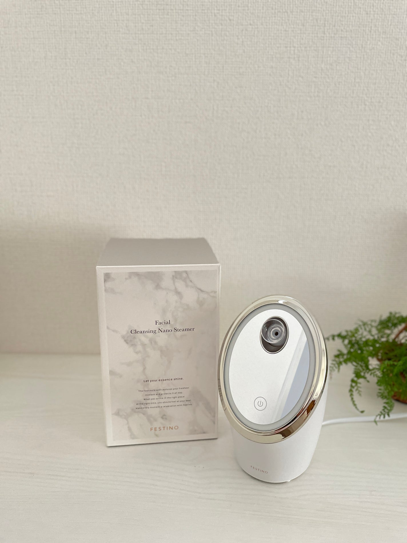 ちっち on LIPS 「ナノスチーマーデビュー✨フェイシャルクレンジングナノスチーマー..」(2枚目)