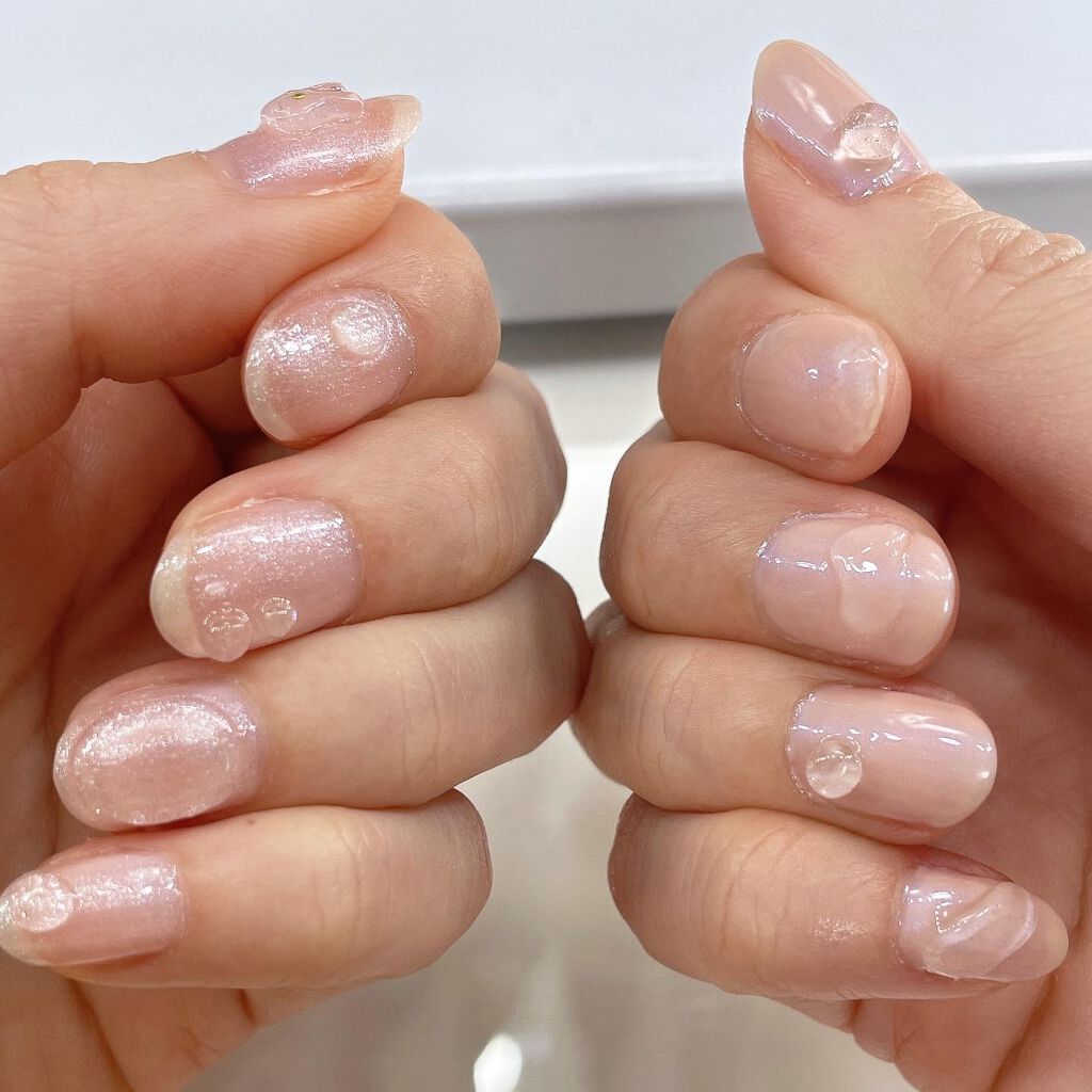 プレミアムノーワイプトップジェル/ネイル工房/ジェルネイルを使ったクチコミ(7枚目)