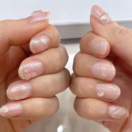 プレミアムノーワイプトップジェル/ネイル工房/ジェルネイルを使ったクチコミ(7枚目)