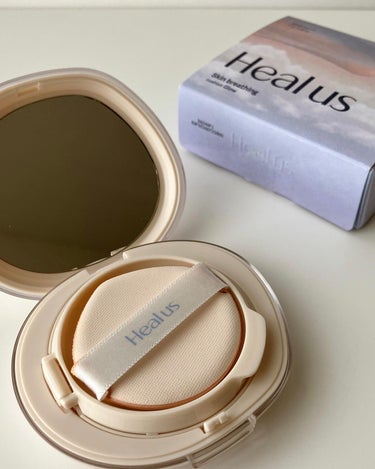 Healus ブリージンググロークッションのクチコミ「▫️Healus（ヒーアス） 
　スキンブリージングクッション
　カラー:21N/23
𓐄 𓐄.....」（1枚目）