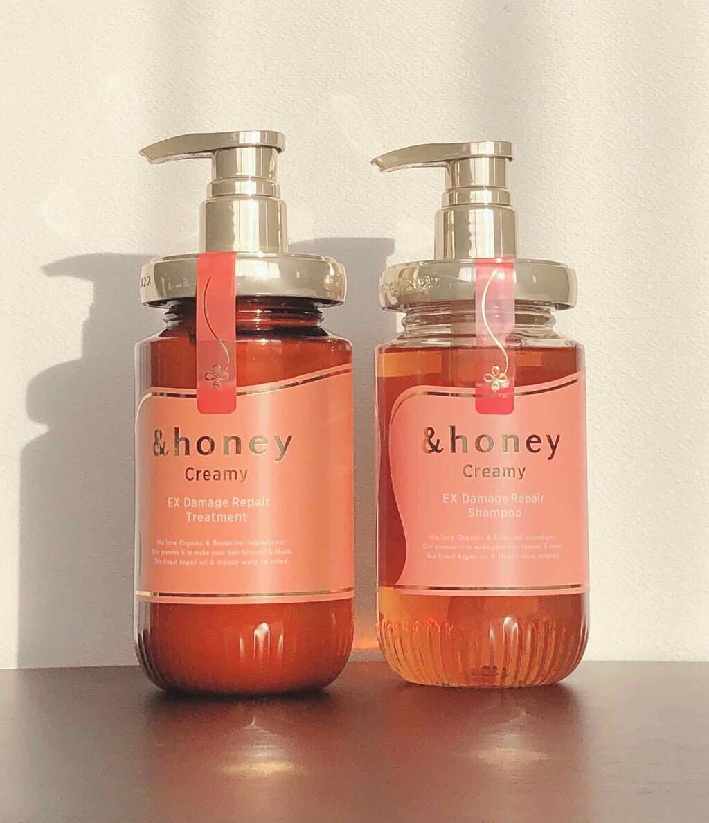 Creamy EXダメージリペアシャンプー1.0/ヘアトリートメント2.0/&honey/市販シャンプーを使ったクチコミ(1枚目)