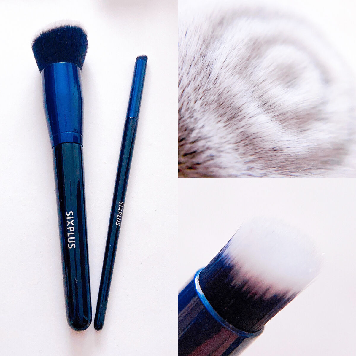 SIXPLUS ファンデーションブラシ・コンシーラーブラシセット/SIXPLUS/メイクブラシを使ったクチコミ（3枚目）