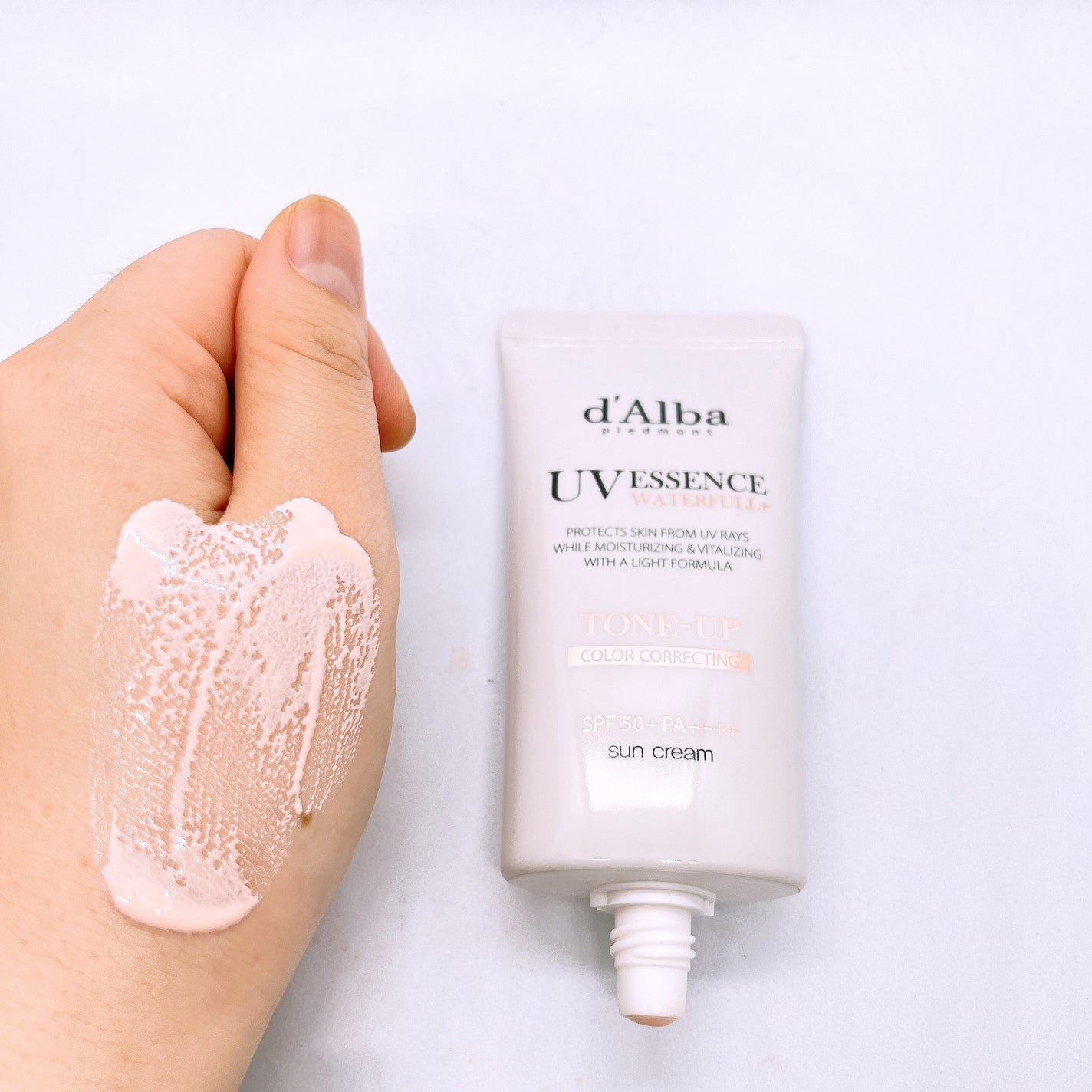 ウォータフルトーンアップサンクリーム/ダルバ/日焼け止めクリームを使ったクチコミ(3枚目)