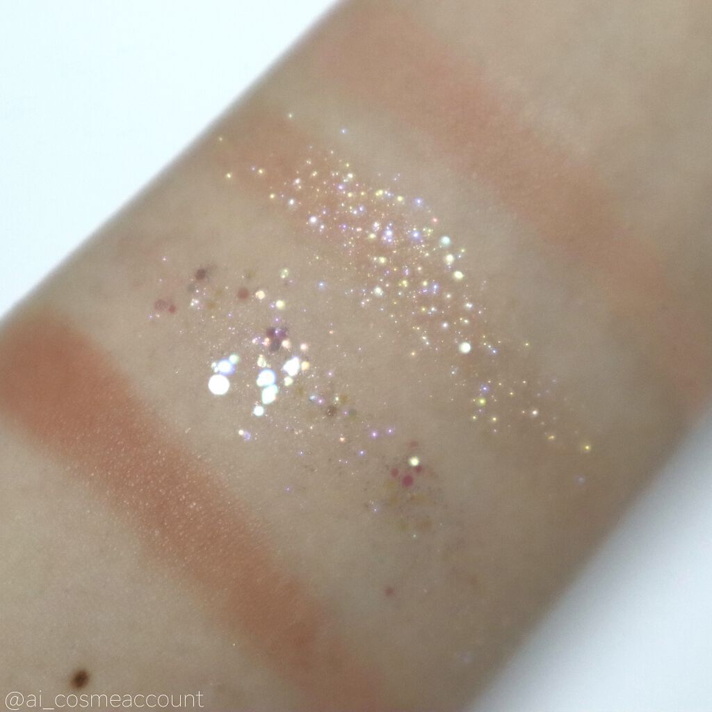 エアリー トゥインクル アイパレット 2021 Green Holidays Edition スターリーピンク/innisfree/アイシャドウパレットを使ったクチコミ（3枚目）