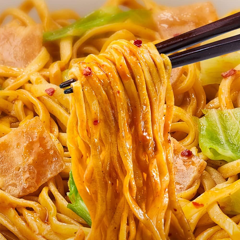 完全メシ 即席麺   豚辛ラ王 油そば