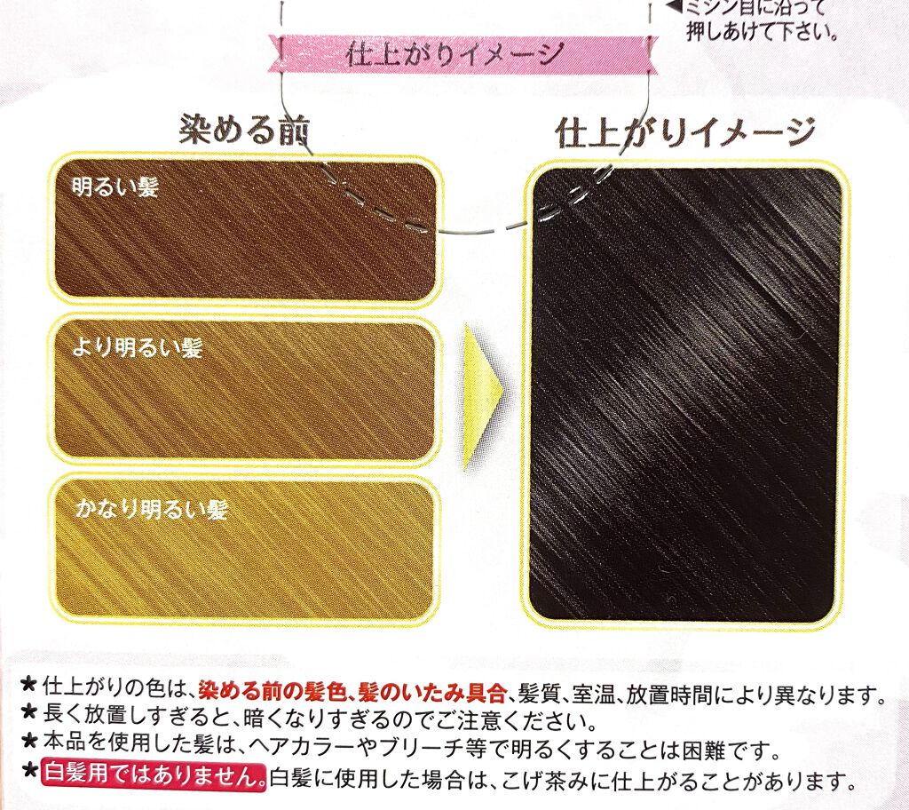 ホイップヘアカラー 髪色もどし ナチュラルブラック/ビューティラボ/ヘアカラーを使ったクチコミ（2枚目）