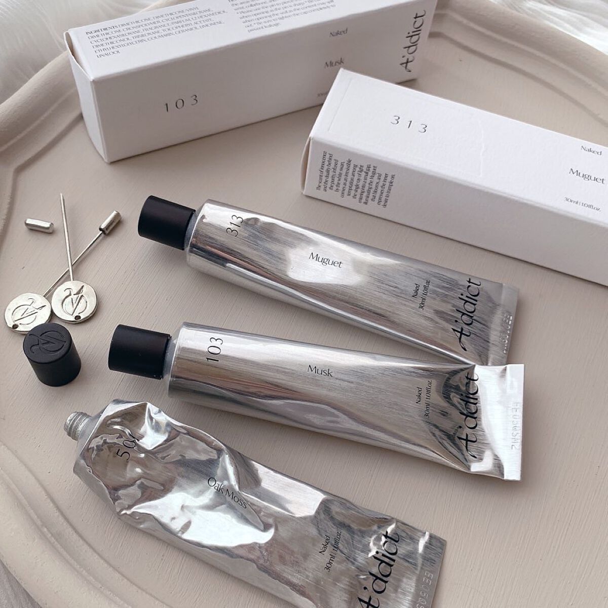 ソリッドパフューム ムスク 103/Addct/練り香水を使ったクチコミ（1枚目）