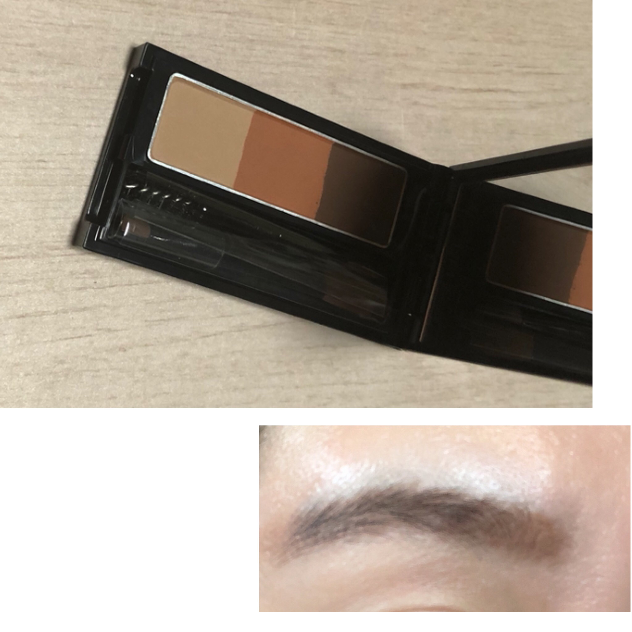 ケイト デザイニングアイブロウ3D/KATE/パウダーアイブロウを使ったクチコミ（3枚目）