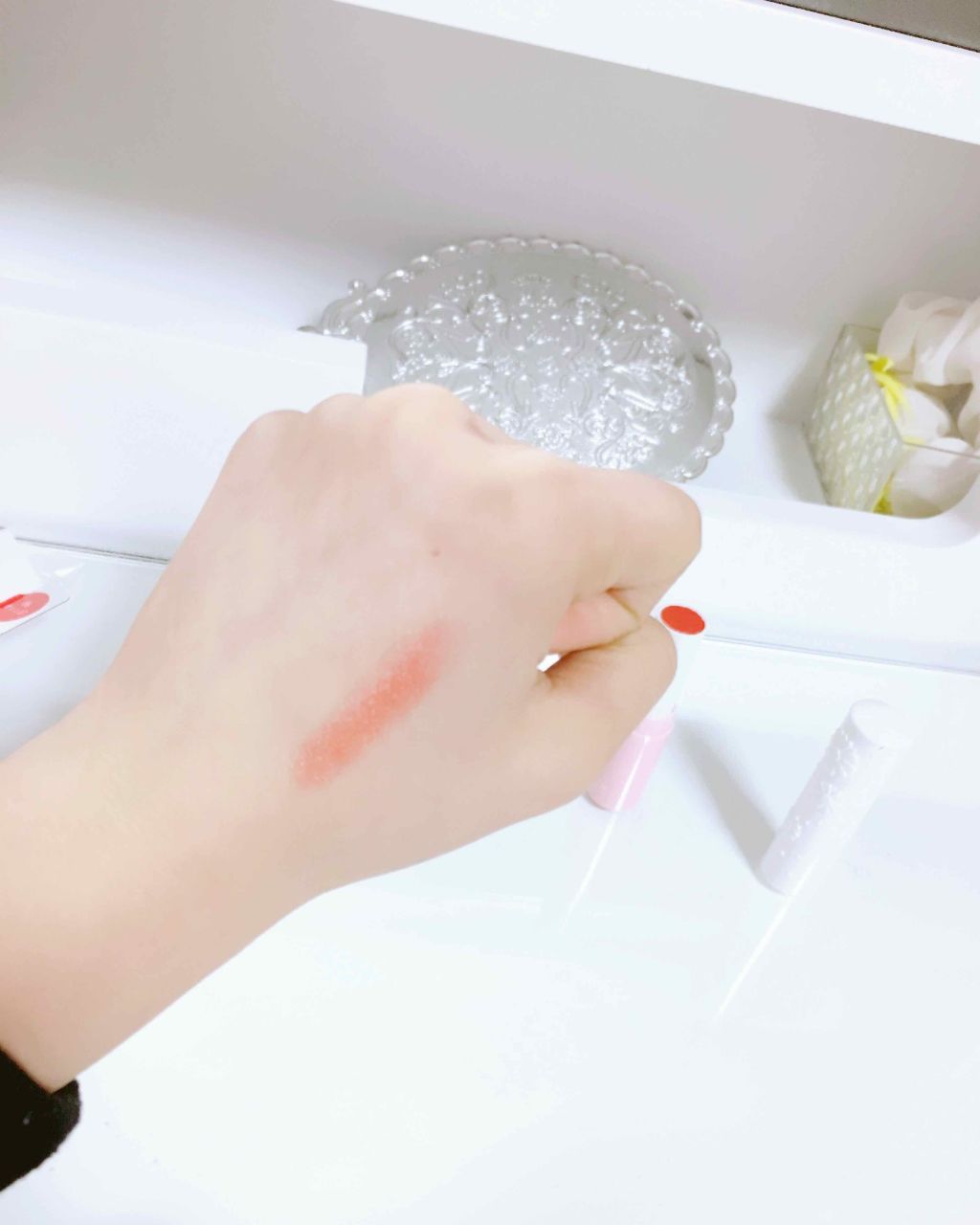 Blooming Kitty リップスティック/DAISO/口紅を使ったクチコミ(3枚目)