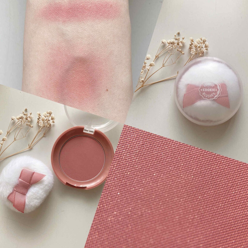 ラブリー クッキー ブラッシャー/ETUDE/パウダーチークを使ったクチコミ(4枚目)