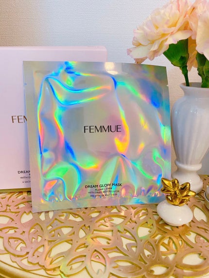 ドリームグロウマスクPF(ハリ・エイジングケア)/FEMMUE/シートマスク・パックを使ったクチコミ(1枚目)