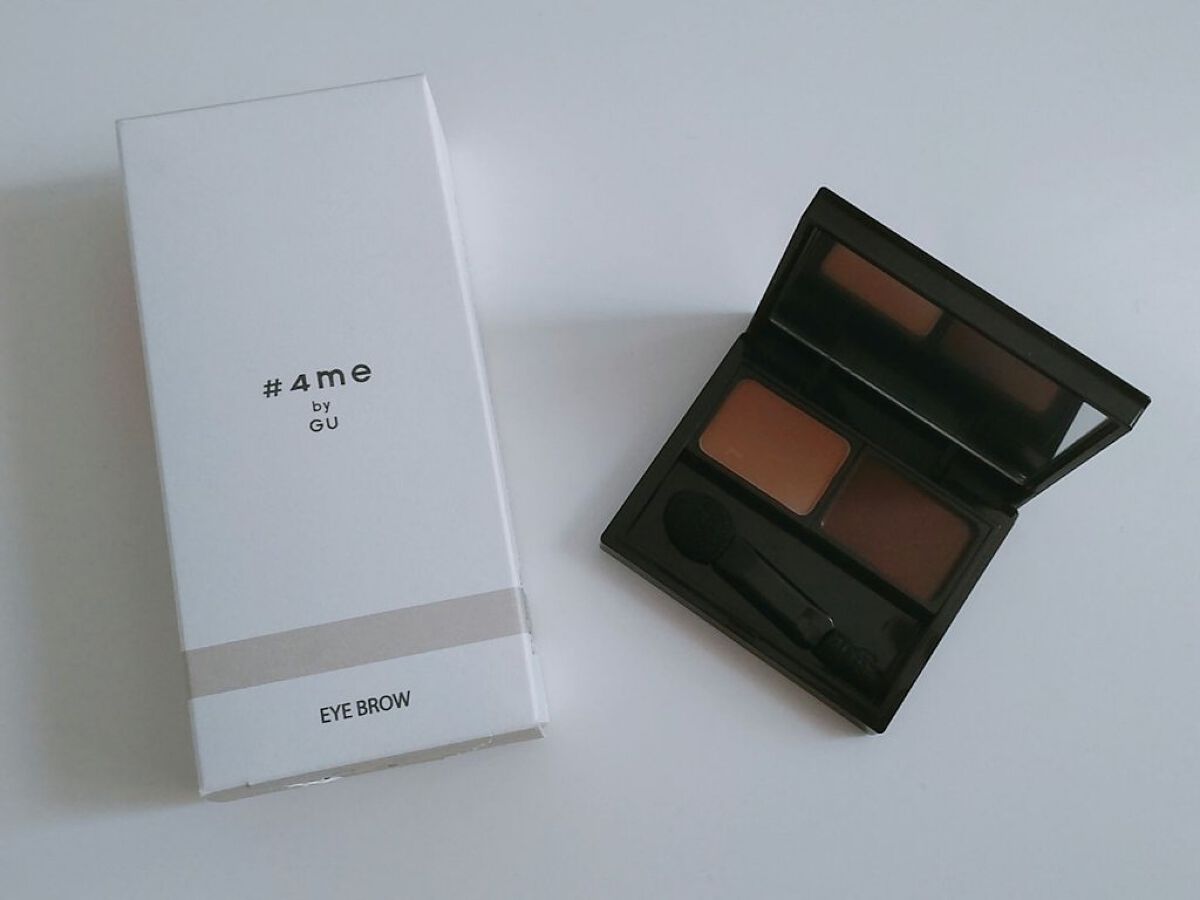 アイブロウパウダー/#4me by GU/パウダーアイブロウを使ったクチコミ（2枚目）