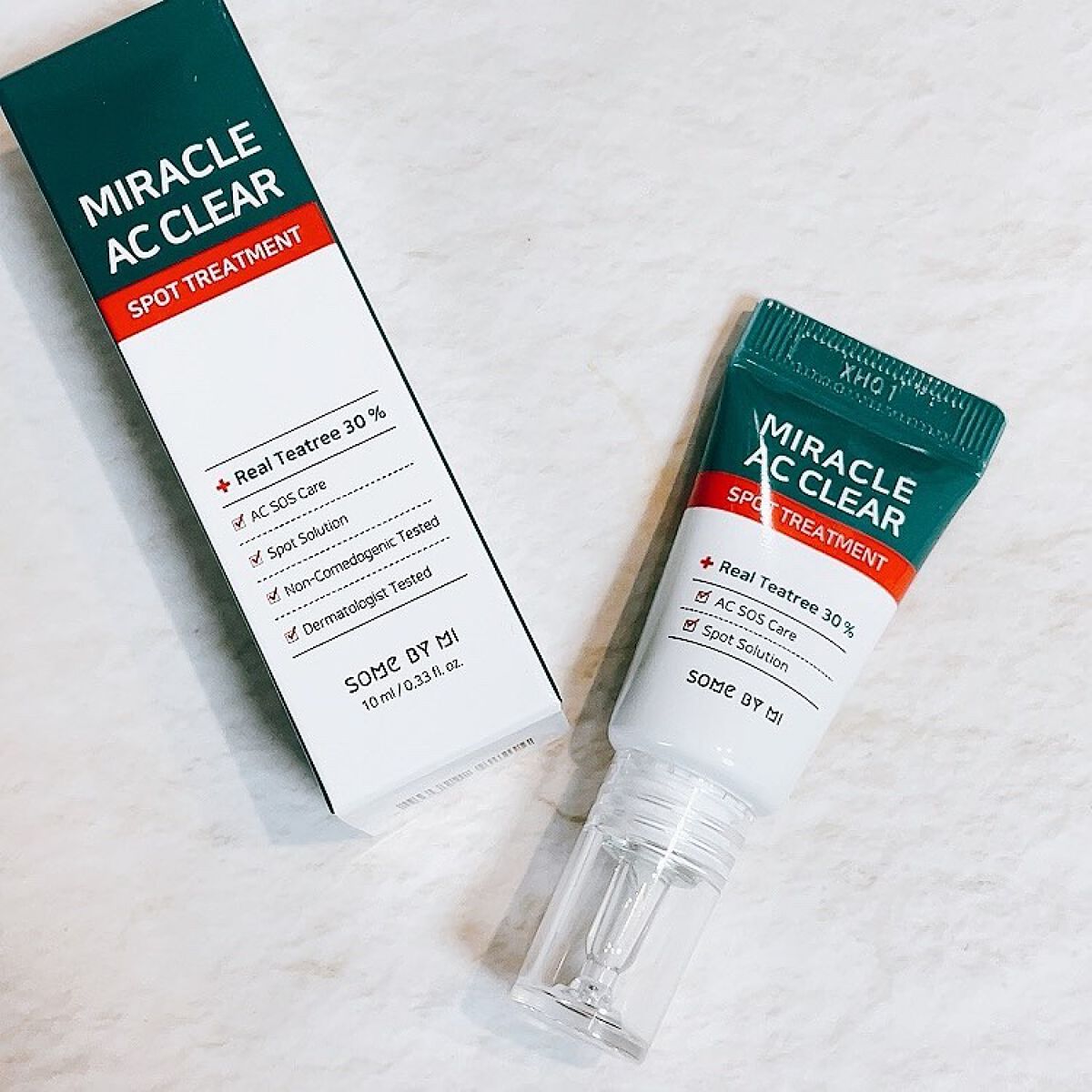ミラクルアクネクリアスポットトリートメント/SOME BY MI/美容液を使ったクチコミ（2枚目）