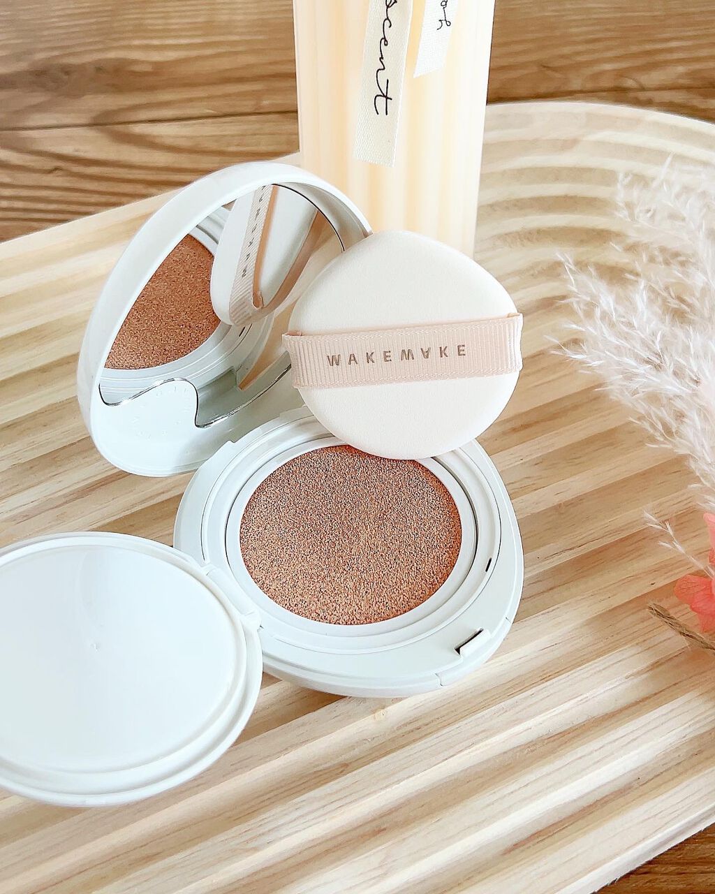 ビーガンクリーンピュアカバークッション/wakemake/クッションファンデーションを使ったクチコミ(6枚目)