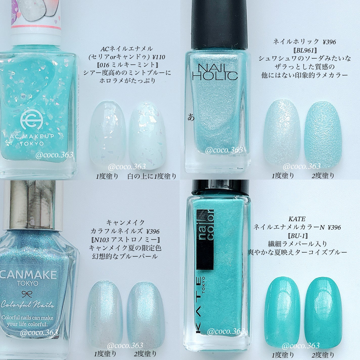 カラフルネイルズ/キャンメイク/マニキュアを使ったクチコミ(4枚目)