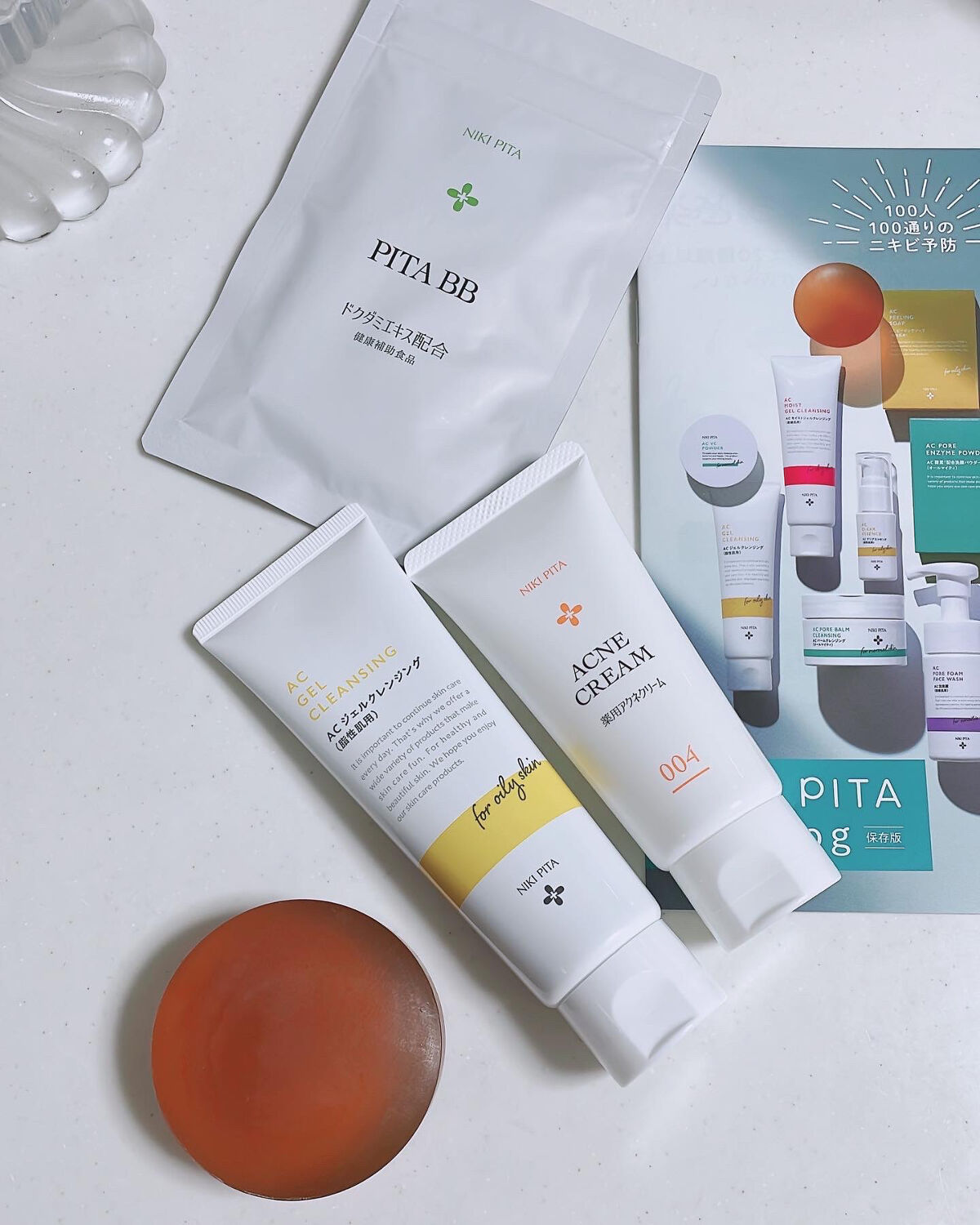 AC ピーリングソープ/NIKI PITA/洗顔石鹸を使ったクチコミ（1枚目）