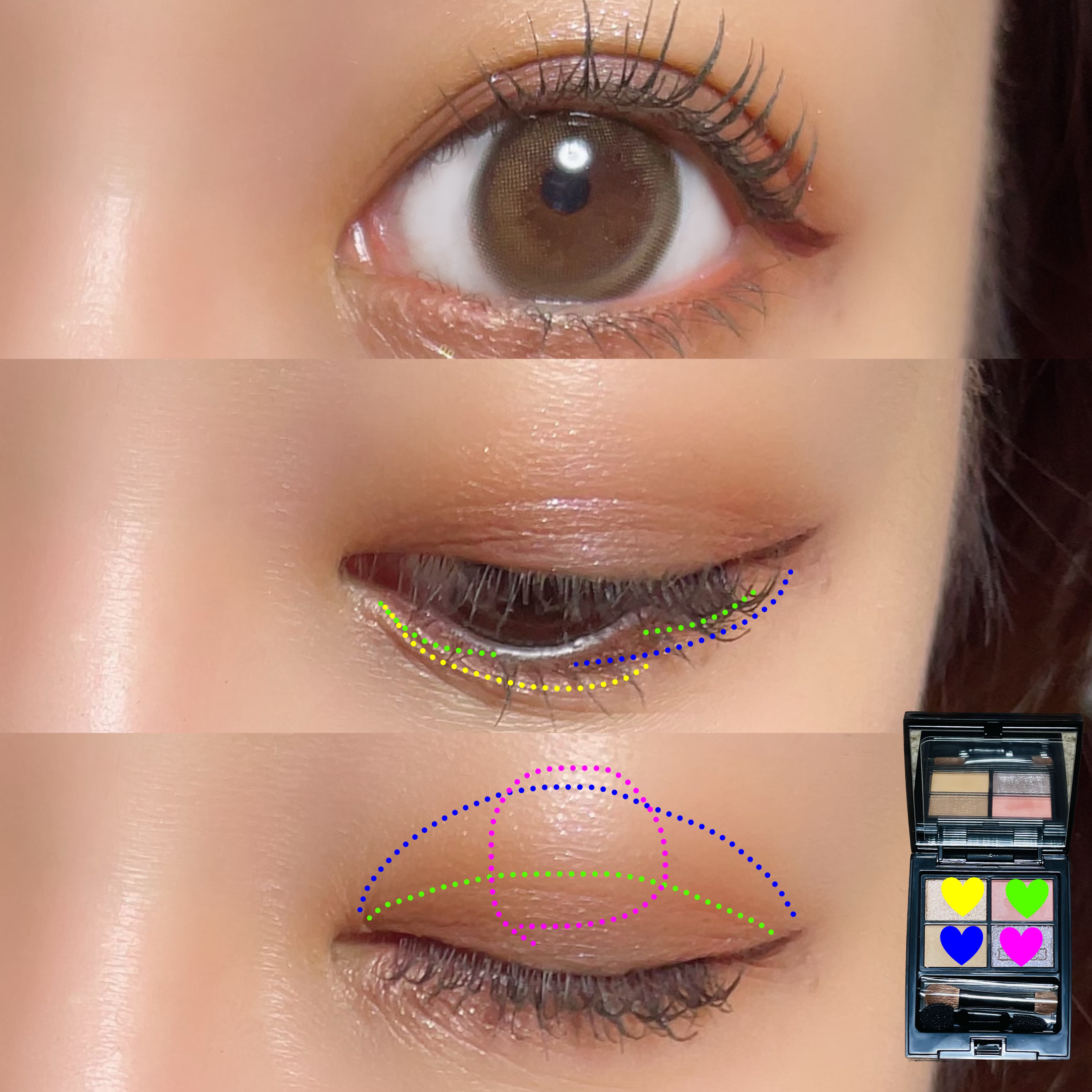 ミネラルクラッシィシャドー/エトヴォス/アイシャドウパレットを使ったクチコミ（2枚目）