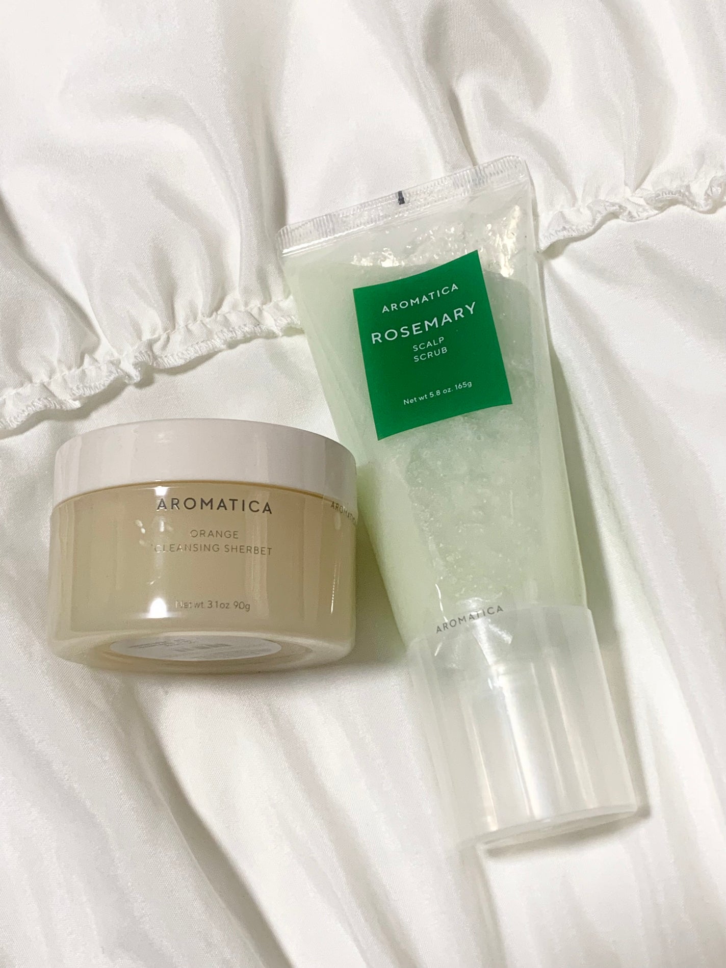 オレンジクレンジングシャーベット/AROMATICA/クレンジングバームを使ったクチコミ(1枚目)