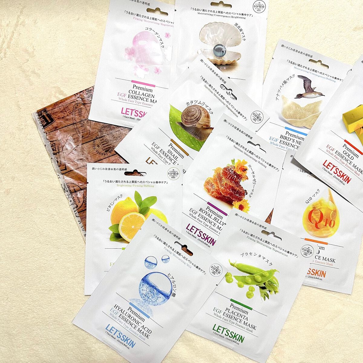 Let's Skin プレミアムEGFエッセンスマスク/Dermal/シートマスク・パックを使ったクチコミ(1枚目)