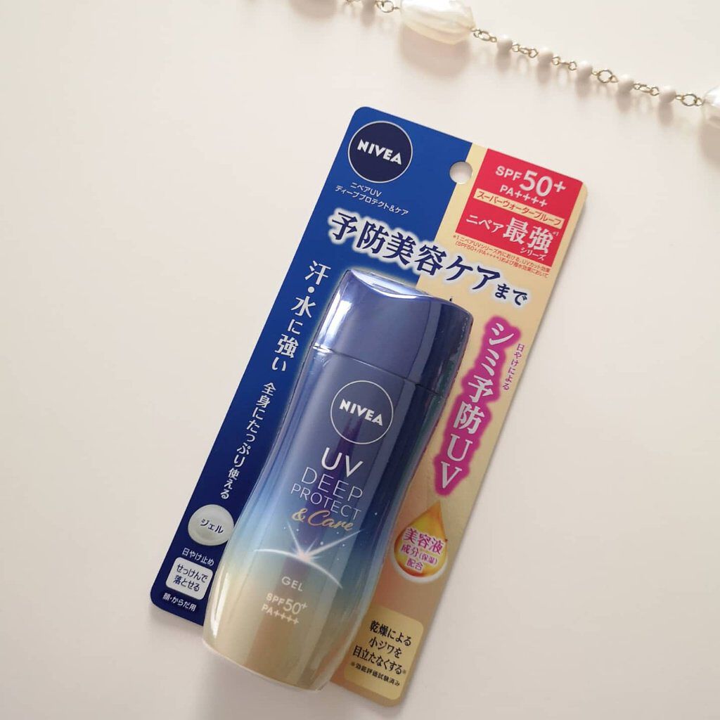 ニベアUV ディープ プロテクト＆ケア ジェル/ニベア/日焼け止めジェルを使ったクチコミ（1枚目）
