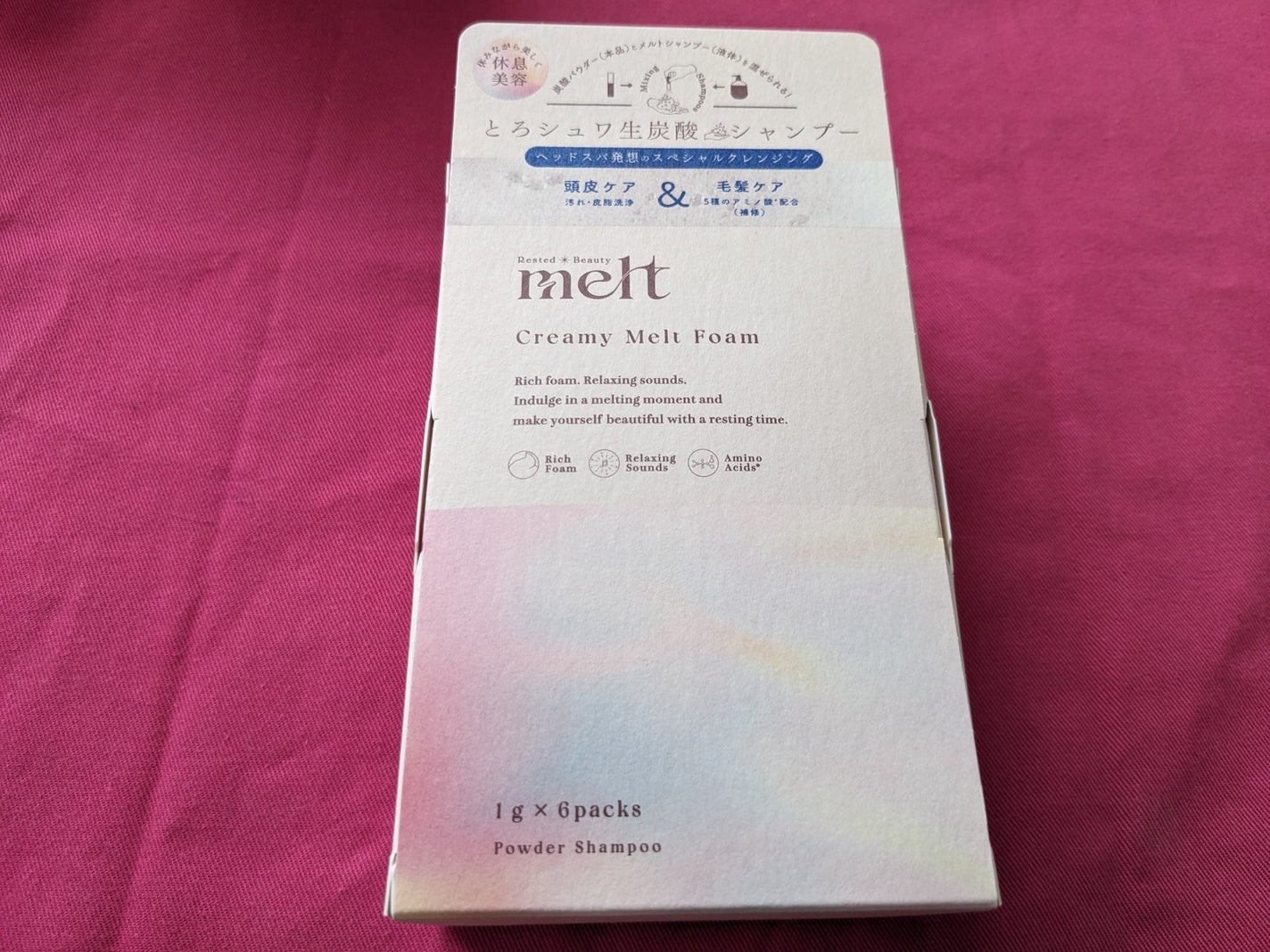 メルト クリーミーメルトフォーム/melt/市販シャンプーを使ったクチコミ(1枚目)