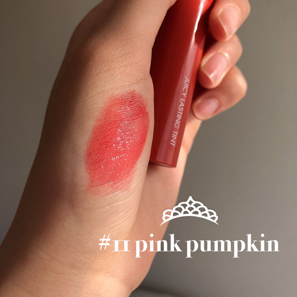 ジューシーラスティングティント/rom&nd/リップティントを使ったクチコミ（2枚目）