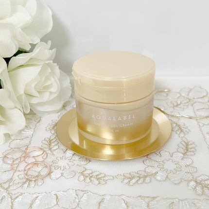 スペシャルジェルクリーム EX (オイルイン)/アクアレーベル/オールインワン化粧品を使ったクチコミ(4枚目)