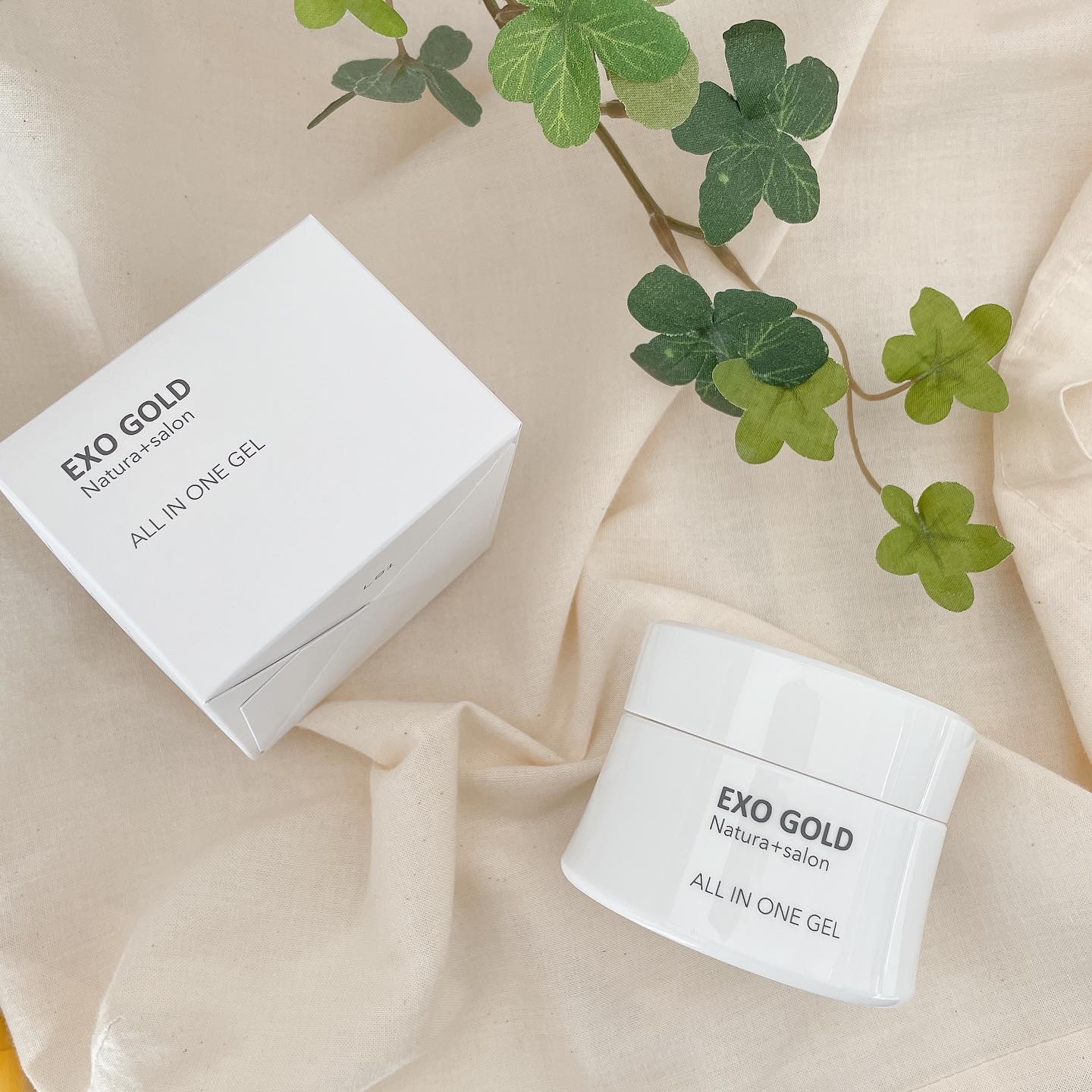 EXO GOLDオールインワンジェル/Natura＋Salon/オールインワン化粧品を使ったクチコミ（2枚目）