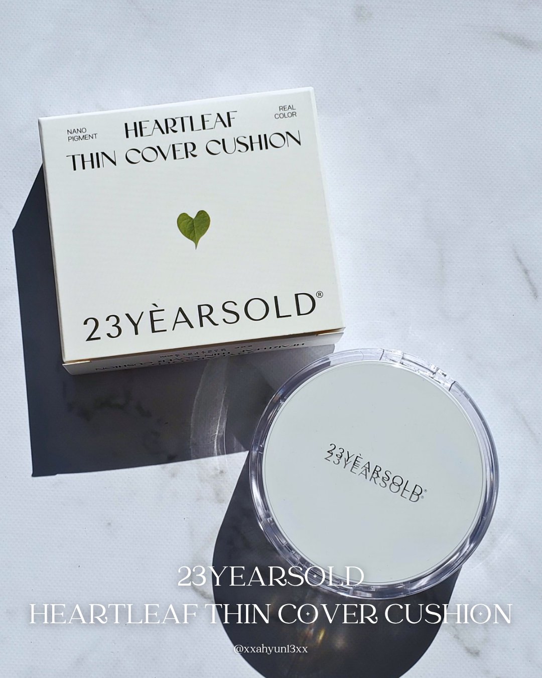 ハートリーフシーンカバークッション/23years old/クッションファンデーションを使ったクチコミ（1枚目）