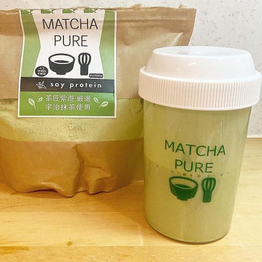 MATCHA PURE（プロテインパウダー）/ピュアパートナー/ドリンクを使ったクチコミ（2枚目）