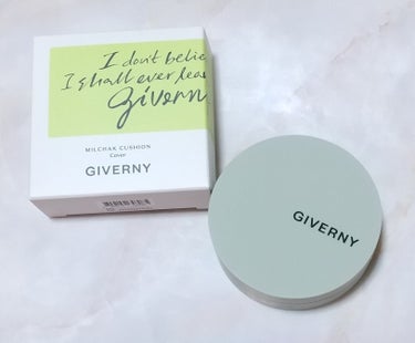 GIVERNY Milchak Cover Cushionのクチコミ「#PR #GIVERNY 

🍀商品名
GIVERNY 密着カバークッション
ライトベージュ
.....」（1枚目）