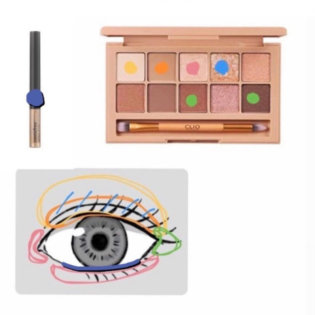 プロ アイ パレット/CLIO/アイシャドウパレットを使ったクチコミ(1枚目)