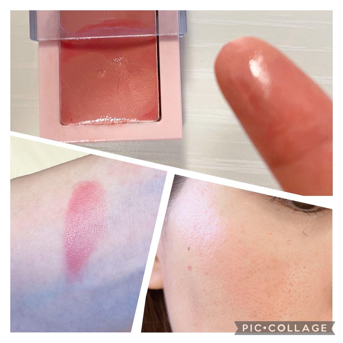 すっぴんメイカー チーク＆リップ/インテグレート/ジェル・クリームチークを使ったクチコミ（2枚目）