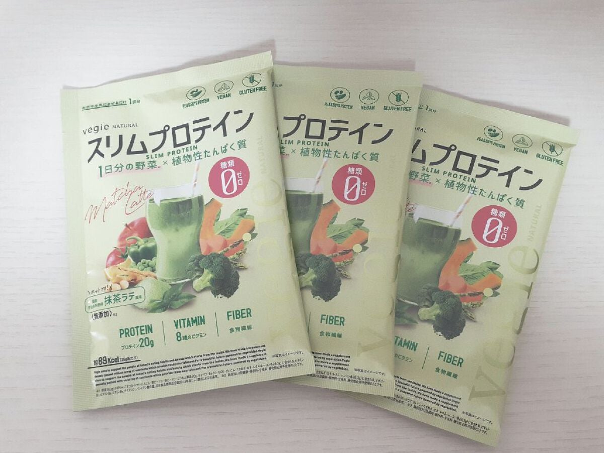 スリムプロテイン/vegie natural/ソイプロテインを使ったクチコミ(1枚目)