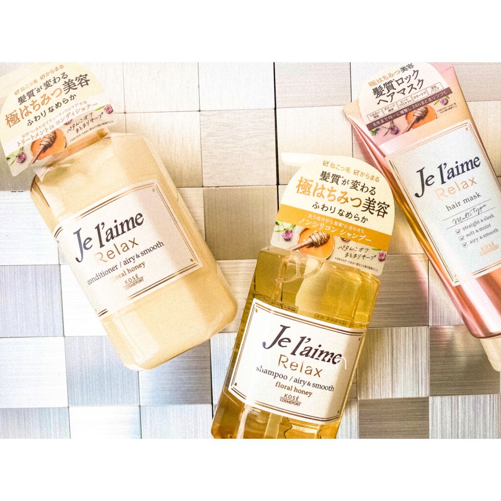 リラックス シャンプー／ヘアコンディショナー(エアリー＆スムース)/Je l'aime/市販シャンプーを使ったクチコミ（1枚目）