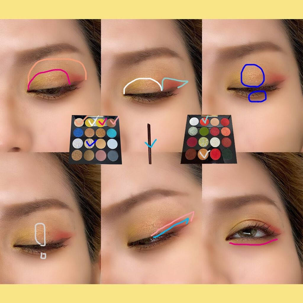 大英博物館 エジプトシリーズ アイシャドウパレット/ZEESEA/アイシャドウパレットを使ったクチコミ（2枚目）